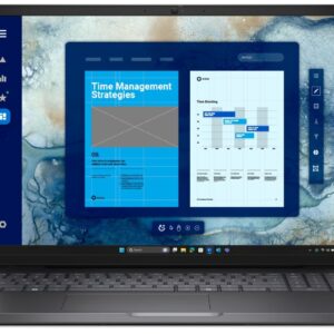 Dell Laptop Dell Pro 16 PC16250 W11P C5 220U/16GB/512GB/16.0 FHD+/Int/FgrPr/FHD/IRCam/Mic/WLAN+BT/BcklKb/3C/3YPS Magnetite color, textured finish