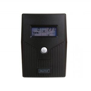 Digitus UPS Line-Ineractive LCD BASIC, 600VA/360W, 1x12V/7Ah, AVR, 2x Schuko CEE 7/3