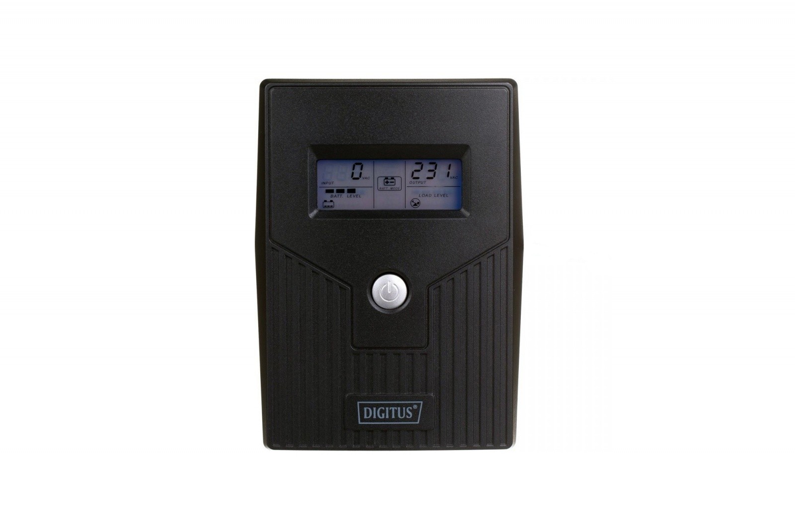 Digitus UPS Line-Ineractive LCD BASIC, 600VA/360W, 1x12V/7Ah, AVR, 2x Schuko CEE 7/3