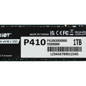 Patriot Dysk SSD 1TB P410 PCIe M.2 Gen4 x4 NVMe 1.4 2280 5000/4500MB/s
