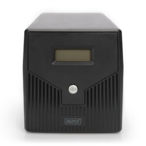 Digitus Zasilacz awaryjny UPS Line-Ineractive LCD, 1000VA/600W, 2x12V/7Ah, AVR, 4xSCHUKO, USB, RS232, RJ45