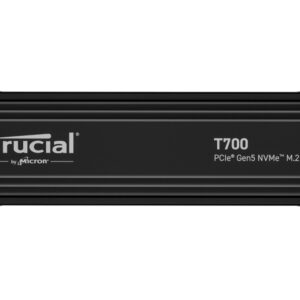 Crucial Dysk SSD T700 1TB M.2 NVMe 2280 PCIe 5.0 11700/9500 Radiator
