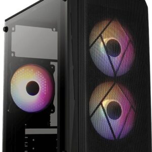 AeroCool Obudowa CS-107 Czarna ARGB USB 3.0 Mini Tower