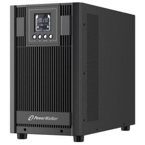 PowerWalker UPS ON-LINE 3000VA AT 4X FR+TERMINAL OUT, USB/RS-232, LCD, TOWER