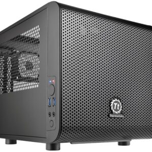 Thermaltake Core V1 MiniITX IS USB3.0 Window (1x200mm), czarna